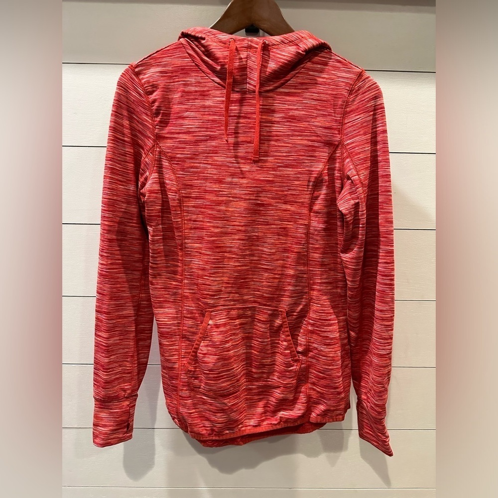 Exertek Women's Red Hooded Top- size Small